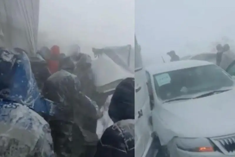 Массовое ДТП произошло возле Темиртау