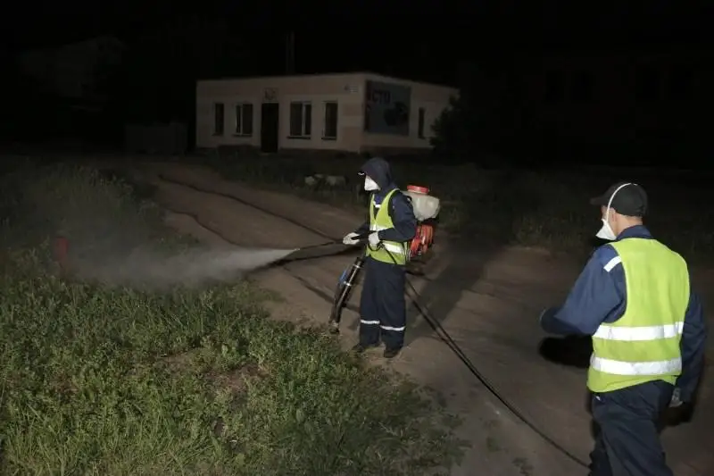 В столице продолжают травить комаров