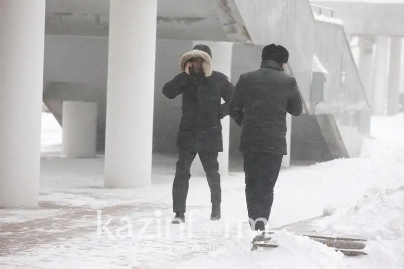 Южный циклон принесет в Казахстан осадки, туман и сильный ветер