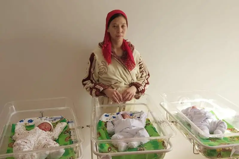 В Туркестанской области на свет появилась тройня