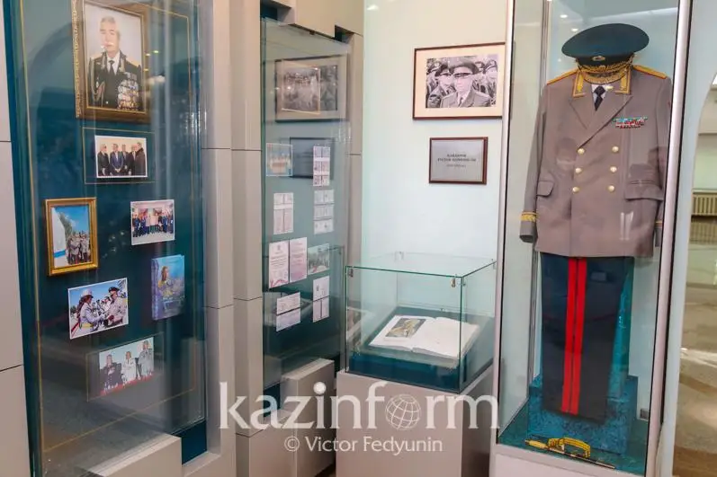Экспозиция к 80-летию генерала Рустема Кайдарова открылась в музее МВД