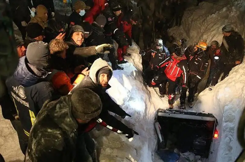 В Турции сошли две лавины, есть жертвы