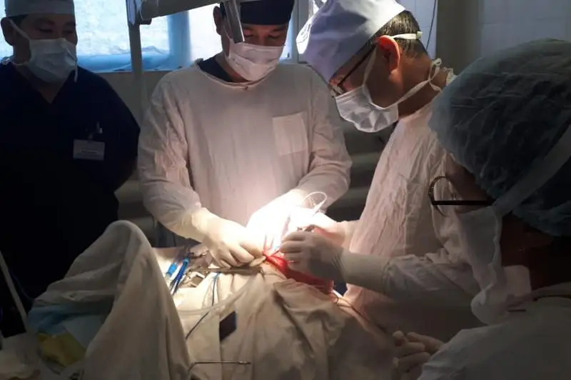 20-сантиметровую опухоль удалили новорожденному в Алматы