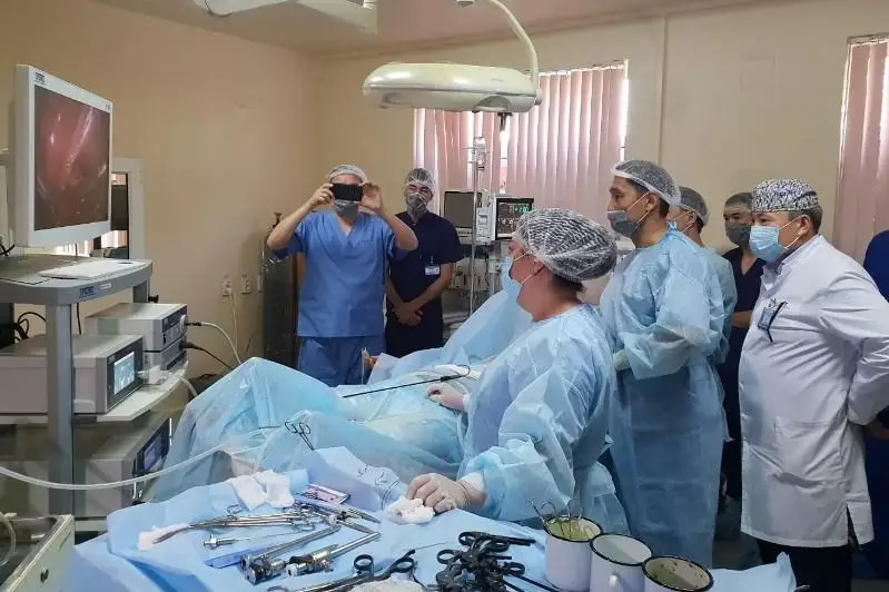 Туркестанские врачи начали практиковать новый метод лечения грыжи