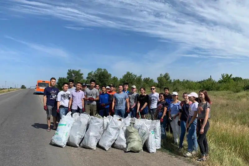 Акция #Birge #TazaQazagstan продолжается в Карагандинской области