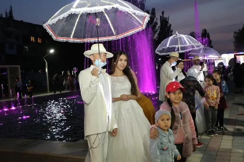 580-метровую пешеходную аллею «Арбат» открыли в Таразе