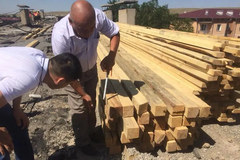 Многоэтажки Кентау обретают новый облик