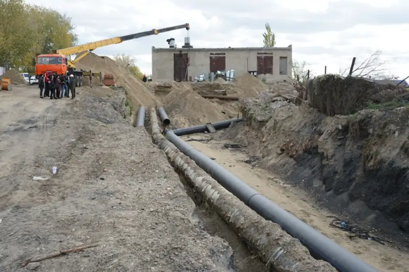 Канализационный дюкер через реку Иртыш сдали в эксплуатацию в Семее