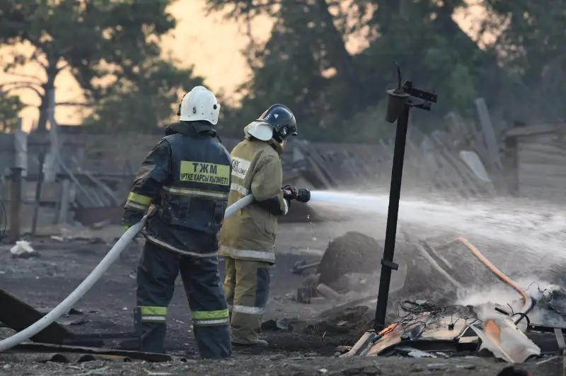 230 пожаров в жилом секторе произошло за полгода в ЗКО