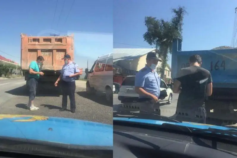 Водителей грузовиков наказали за разъезды в частном секторе в Алматы