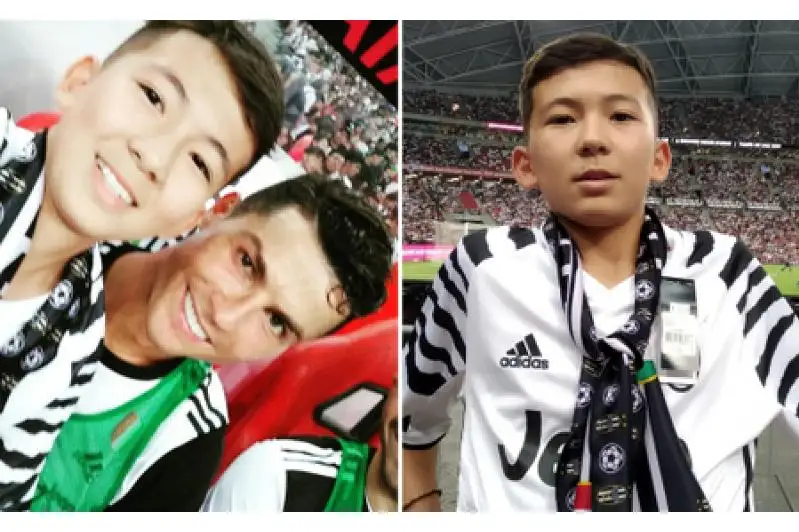 Фото юного казахстанца с Криштиану Роналду: В отношении мальчика вынесено предупреждение