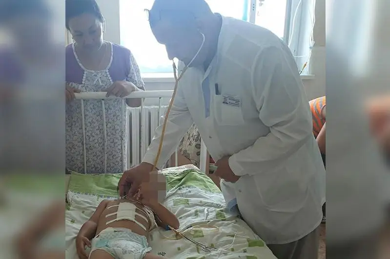 Костанайские врачи спасли трехлетнюю девочку из Узбекистана