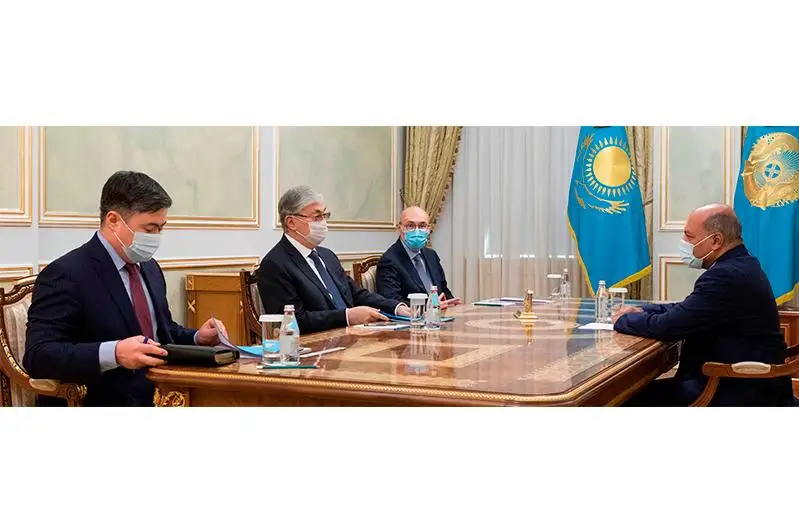 Касым-Жомарт Токаев и Сума Чакрабарти обсудили подготовку ко II заседанию Высшего совета по реформам