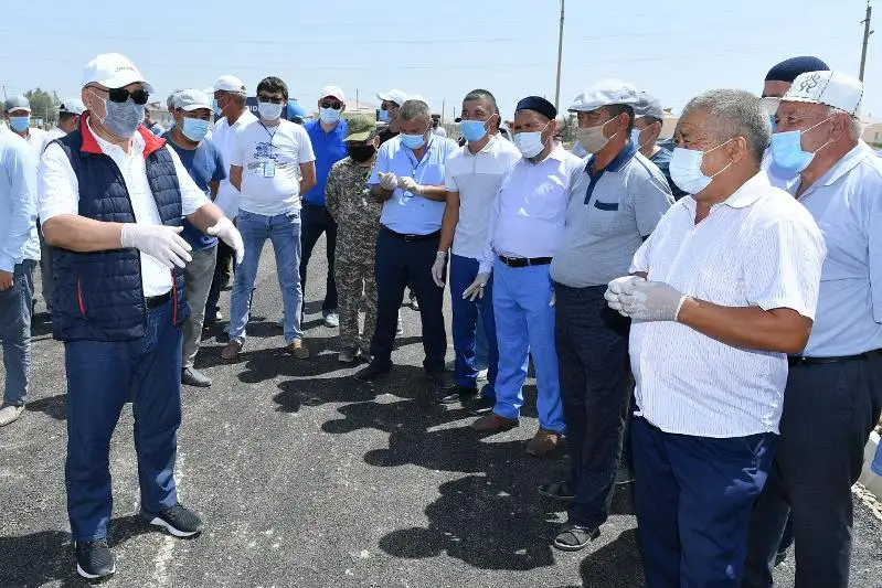 Умирзак Шукеев проинспектировал ход восстановительных работ в Мактааральском районе