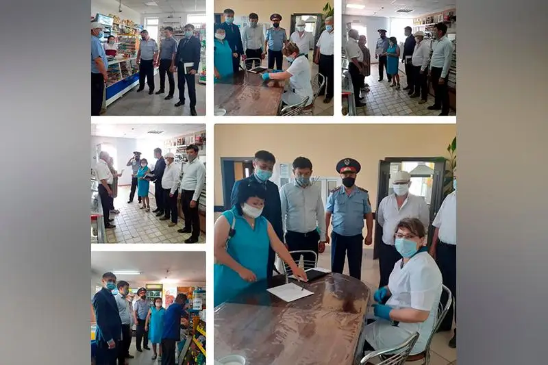 Объекты бизнеса в селах Павлодарской области проверяют на соблюдение санитарных норм