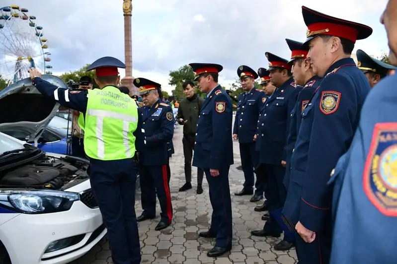 Готовность полицейских к несению службы проверили в Кокшетау