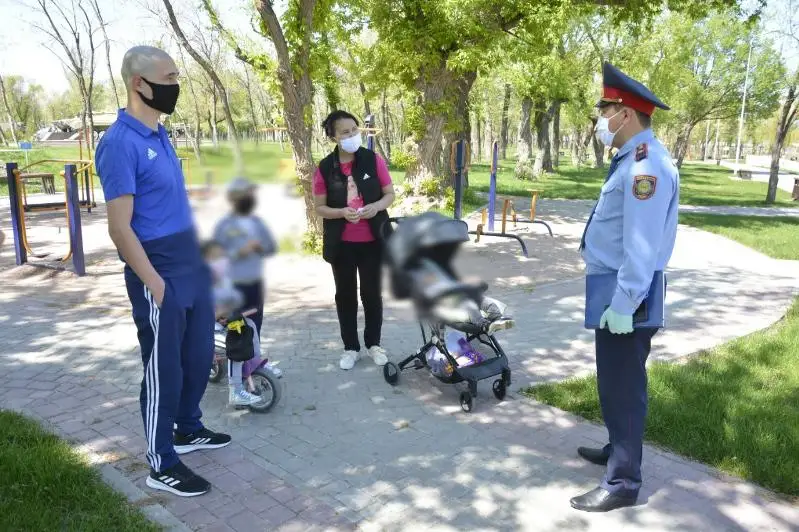 О своей работе во время карантина рассказали жамбылские  полицейские