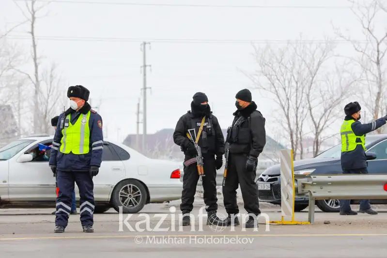 1,5 тысячи полицейских и военнослужащих будут контролировать соблюдение ограничений в Алматы