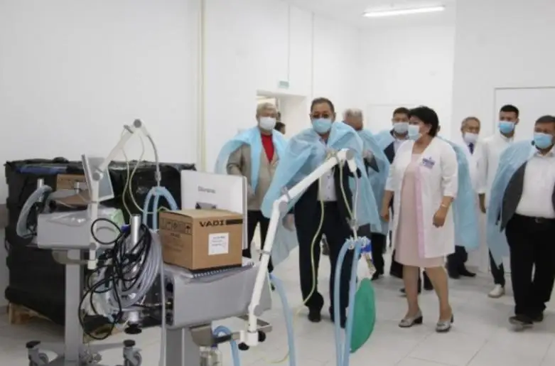 В селе Курмангазы Атырауской области строится новая больница