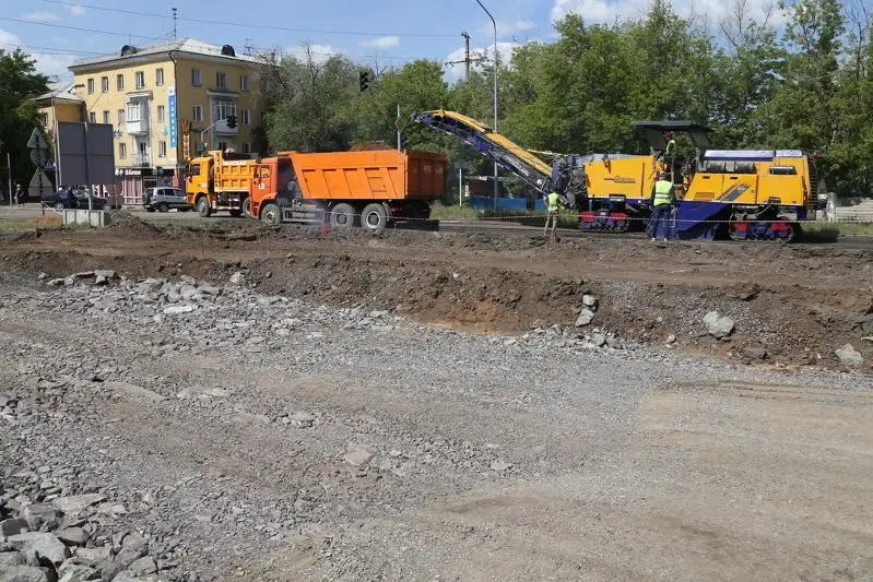 Масштабный ремонт дороги позволит сократить время езды между двумя районами Караганды