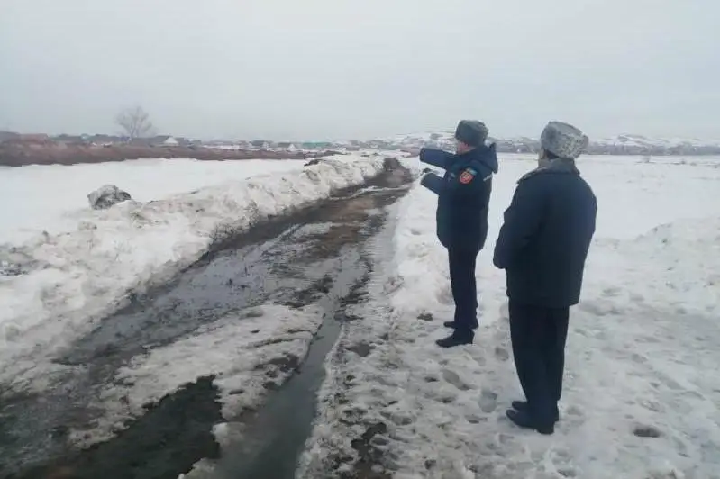 В Восточно-Казахстанской области совершен облет паводкоопасных участков