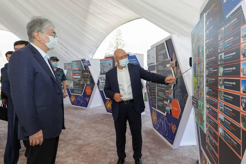 Президент РК: За два года сделано немало для возрождения экономики и социальной сферы Туркестанской области