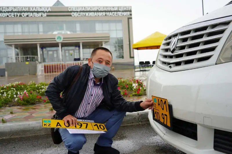 Впервые в Костанае зарегистрировано переоборудованное авто из Армении