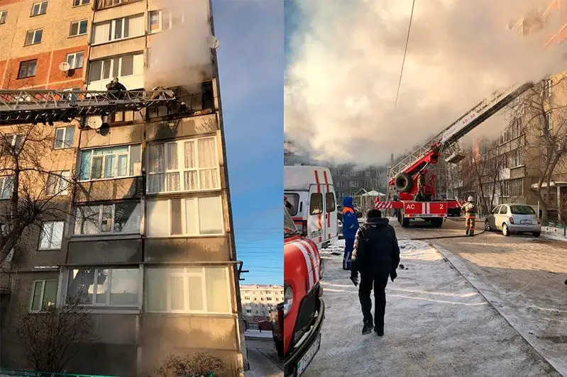 В собственной квартире из-за пожара погибла 80-летняя женщина в СКО