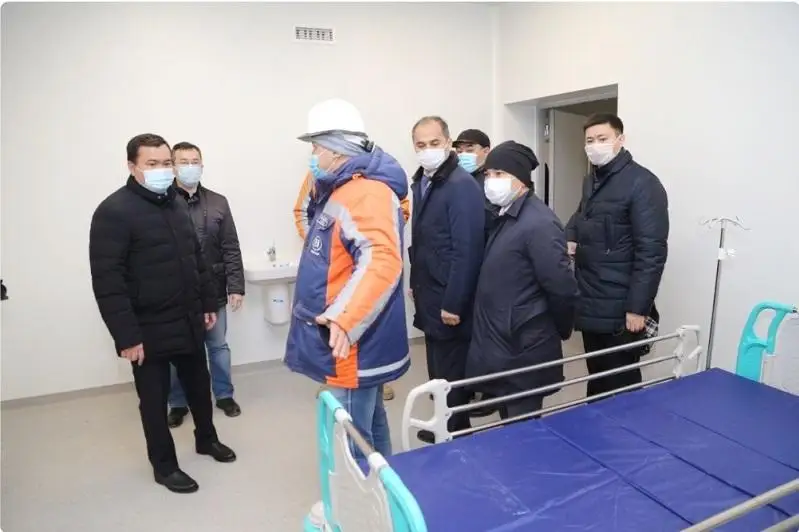 Современный модульный инфекционный госпиталь построили в Жезказгане