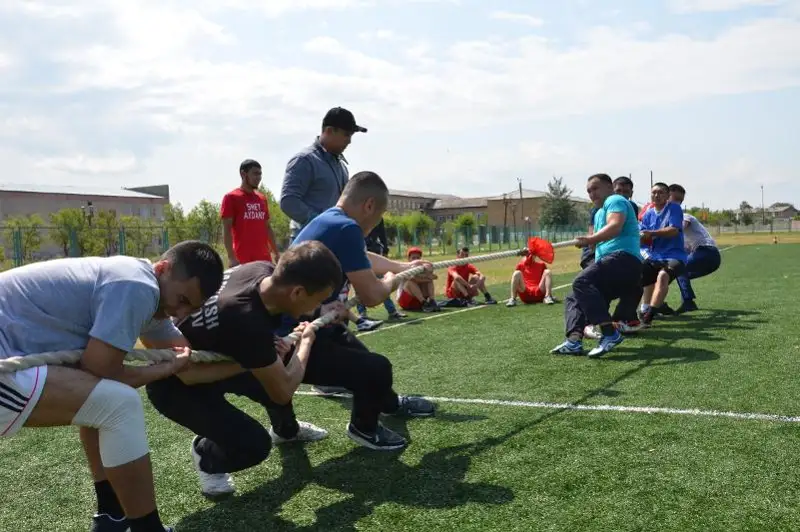Сельские полицейские состязались в Карагандинской области