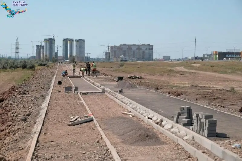 В будущем триатлон-парке Караганды появится Аллея олимпийской славы