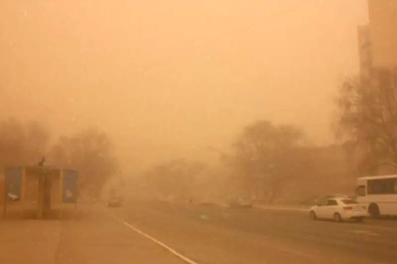 Пыльная буря ожидается в Атырауской области