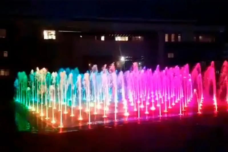 «Сухой» пешеходный фонтан появился в Кокшетау