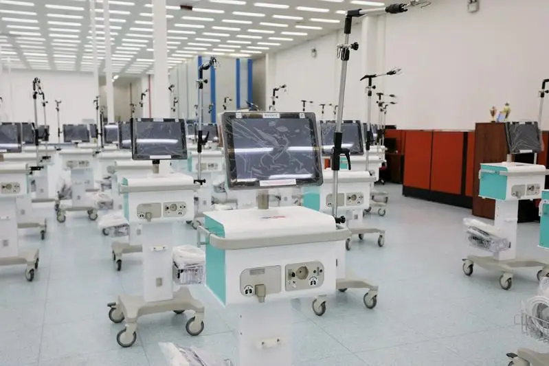 866 аппаратов искусственной вентиляции легких поставлено в города Казахстана