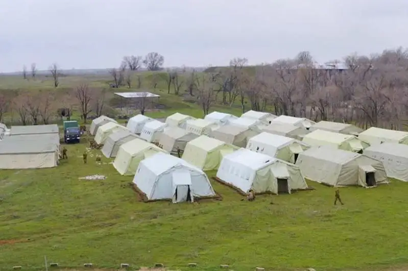 Военный госпиталь развернули в Алматинской области