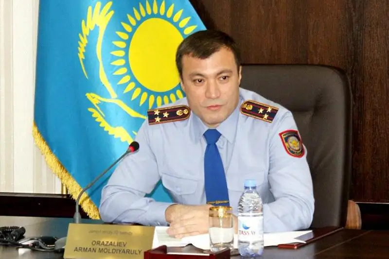 Вся работа делается операми и участковыми - начальник ДП Жамбылской области