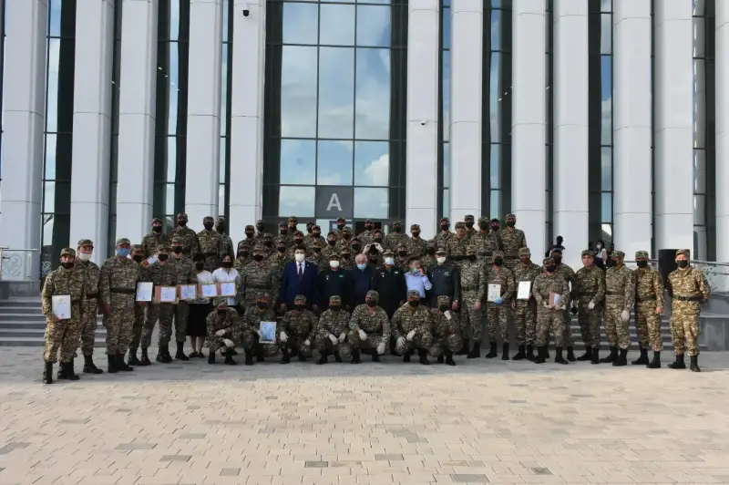 Подведены итоги службы военнообязанных в Туркестанской области во время ЧП