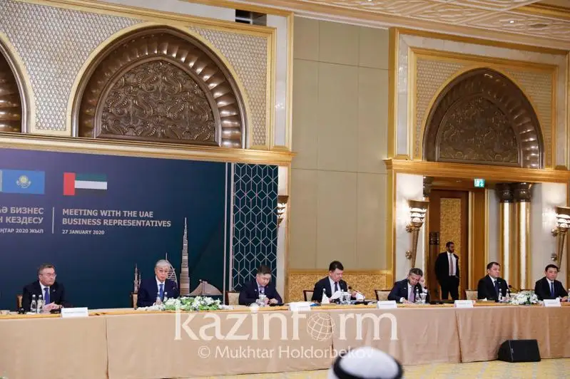 Касым-Жомарт Токаев предложил бизнесменам ОАЭ совместно развивать туризм в Казахстане