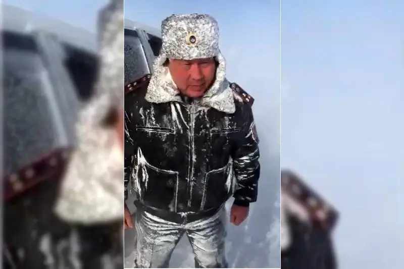 Записавшего видеообращение в снежную бурю полицейского наградили за спасение людей