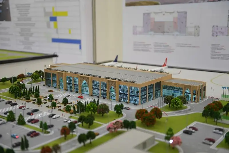 Как будет выглядеть аэропорт в Туркестане