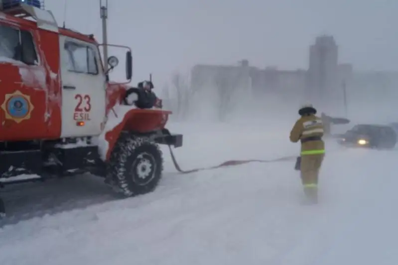Россиянка родила в пожарной машине в Акмолинской области