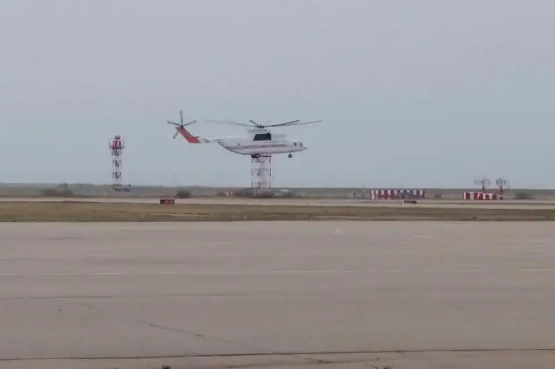 Специальный вертолет МИ-26Т вылетел тушить лесной пожар в Бескарагайском районе ВКО