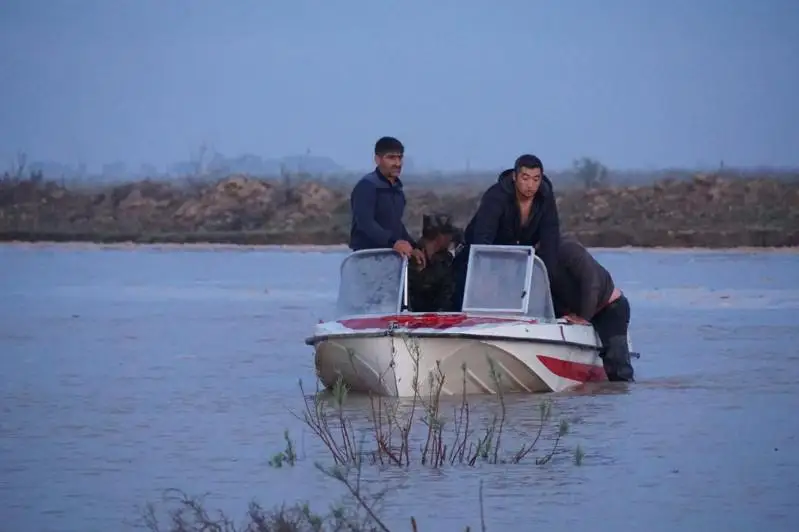Из подтопленных населенных пунктов Мактааральского района эвакуировали 5400 человек