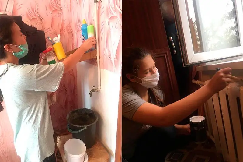 Выигранный грант волонтеры потратят на ремонт домов пенсионеров в Кокшетау