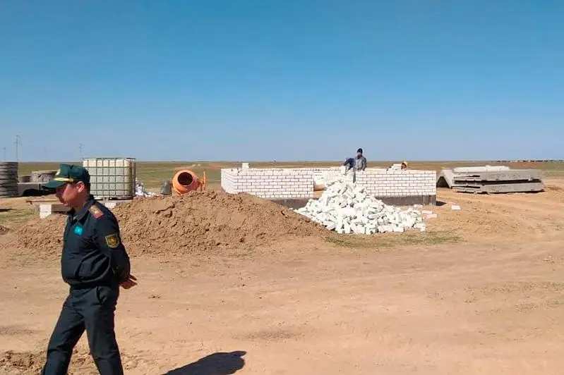 Двухэтажные дома строят для очередников в районе ЗКО