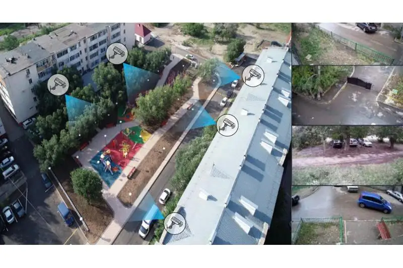 45 камер общего видеонаблюдения установлено в столичных дворах