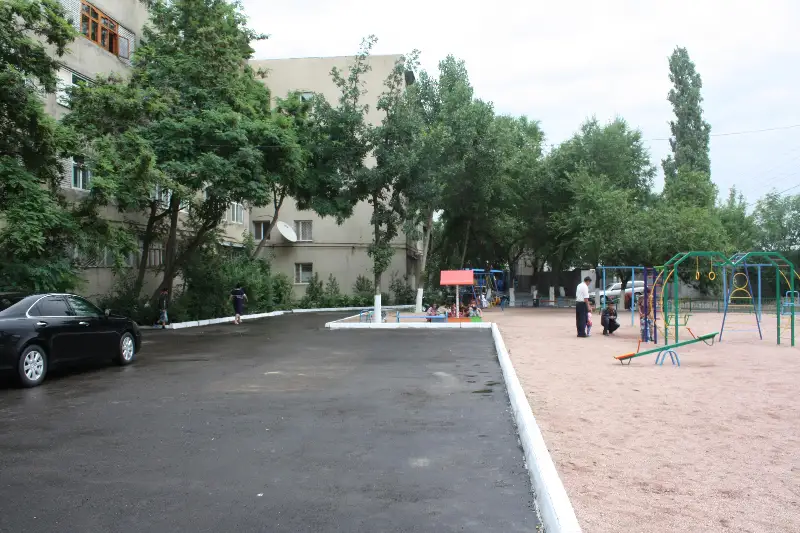 163 двора многоэтажек благоустроят в этом году в Таразе