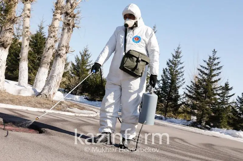 Как в Алматы идут работы по дезинфекции, рассказали в акимате