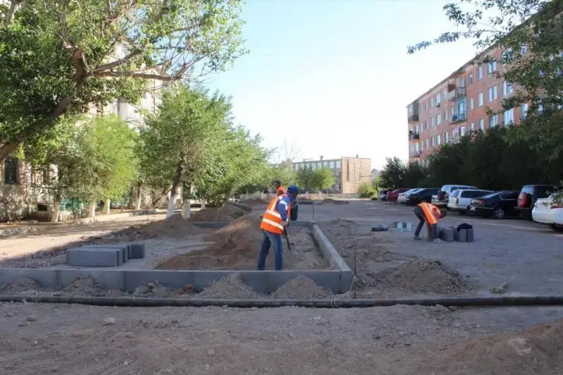 24 дворовые площадки отремонтируют в этом году в Балхаше