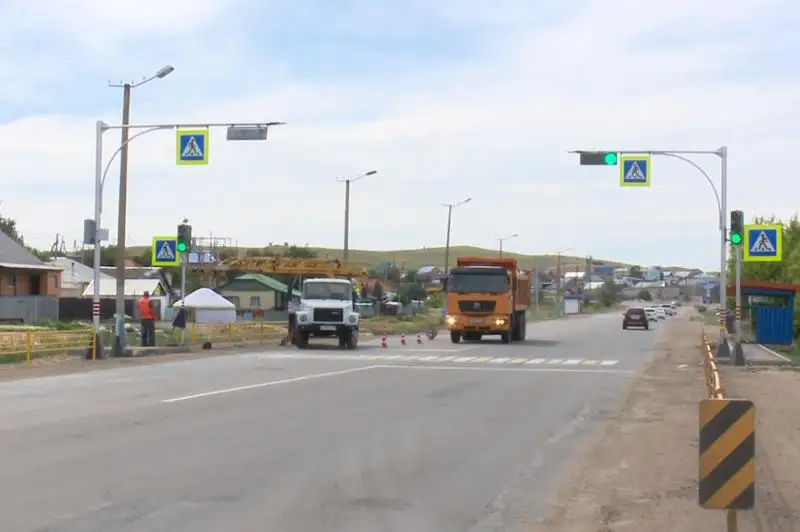 В Кокшетау обезопасили проблемный дорожный участок